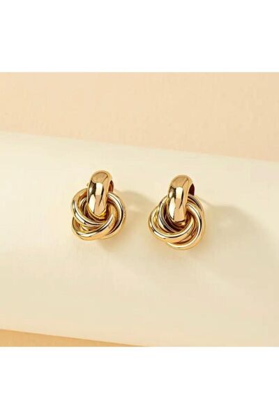 Vanilla Avenue Altın Sarısı Sallantılı Halka Kadın Küpe