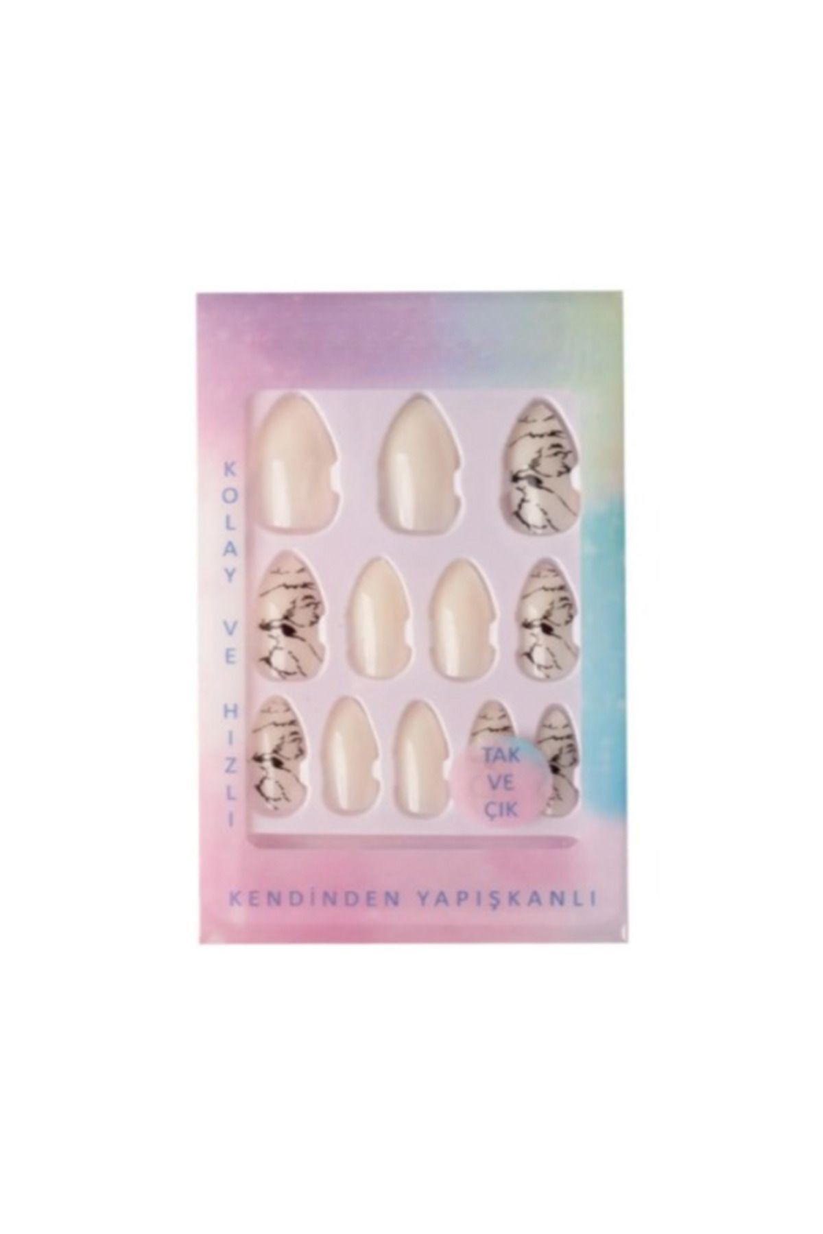 Niscala Takma Tırnak Tak Ve Çık Kendinden Yapışkanlı