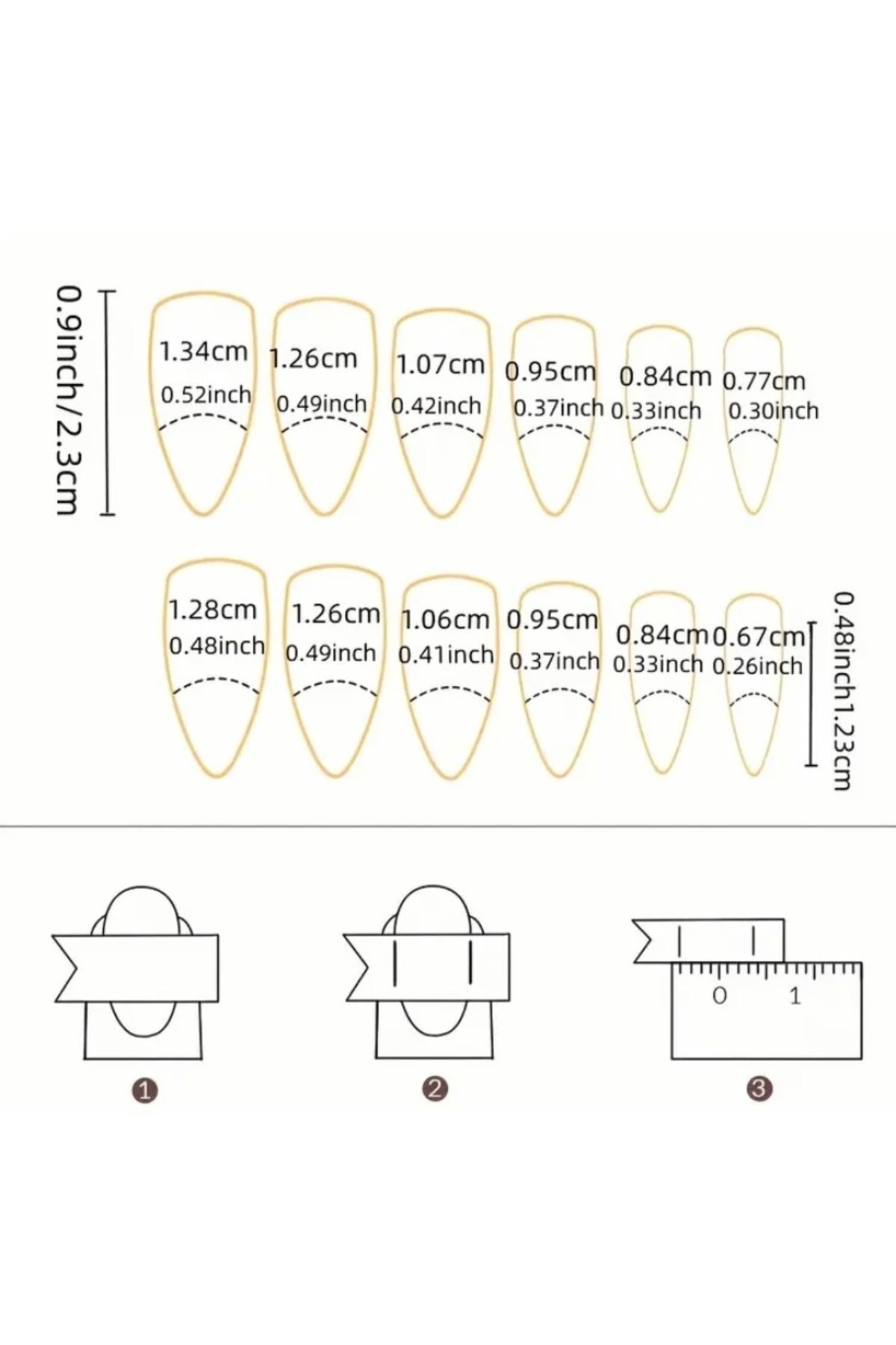 Vanilla Avenue Pembe Yıldız Badem Kesim Kendinden Yapışkanlı Takma Tırnak Seti 24 Adet