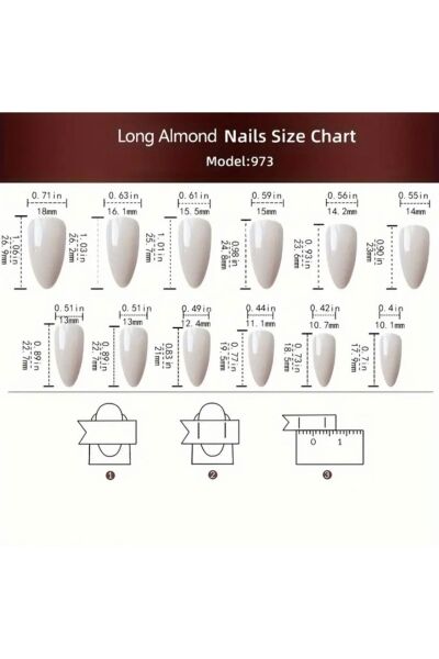 Vanilla Avenue Parlak Altın Sarısı Badem Kesim Simli Kendinden Yapışkanlı Takma Tırnak Seti 24 Adet