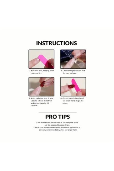 Vanilla Avenue French Mavi Yıldız Desenli Kendinden Yapışkanlı Takma Tırnak Seti 24 Adet