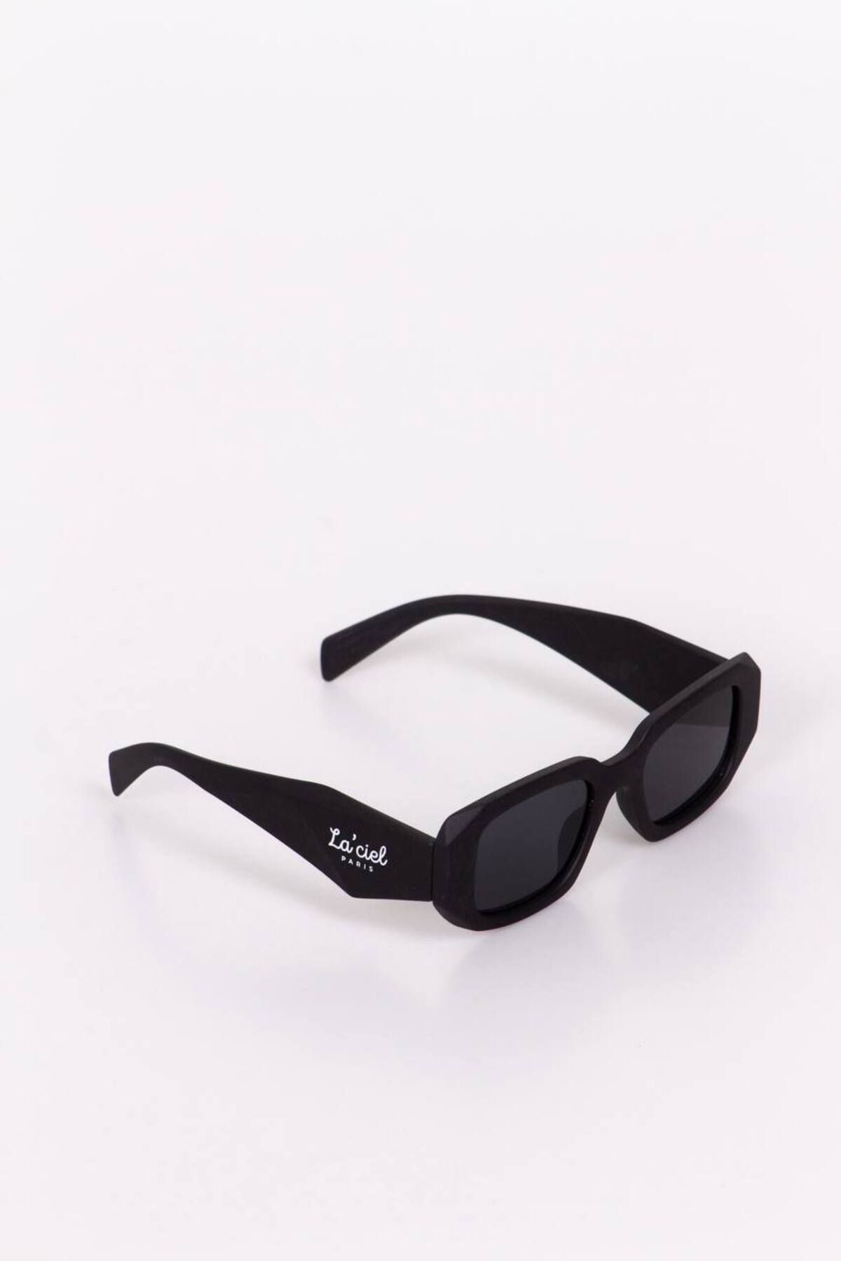 Vanilla Avenue Siyah Laciel Paris UV 400 Korumalı Kutulu Unisex Çocuk Güneş Gözlüğü 2-9 Yaş