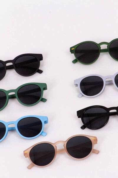 Vanilla Avenue Kahverengi Laciel Paris UV 400 Korumalı Kutulu Unisex Çocuk Güneş Gözlüğü 2-9 Yaş