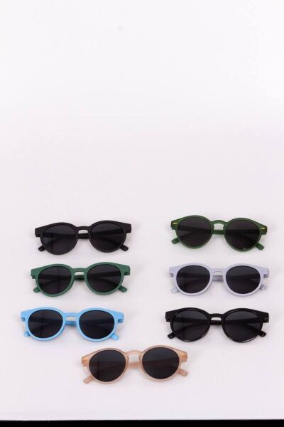 Vanilla Avenue Yeşil Laciel Paris UV 400 Korumalı Kutulu Unisex Çocuk Güneş Gözlüğü 2-9 Yaş