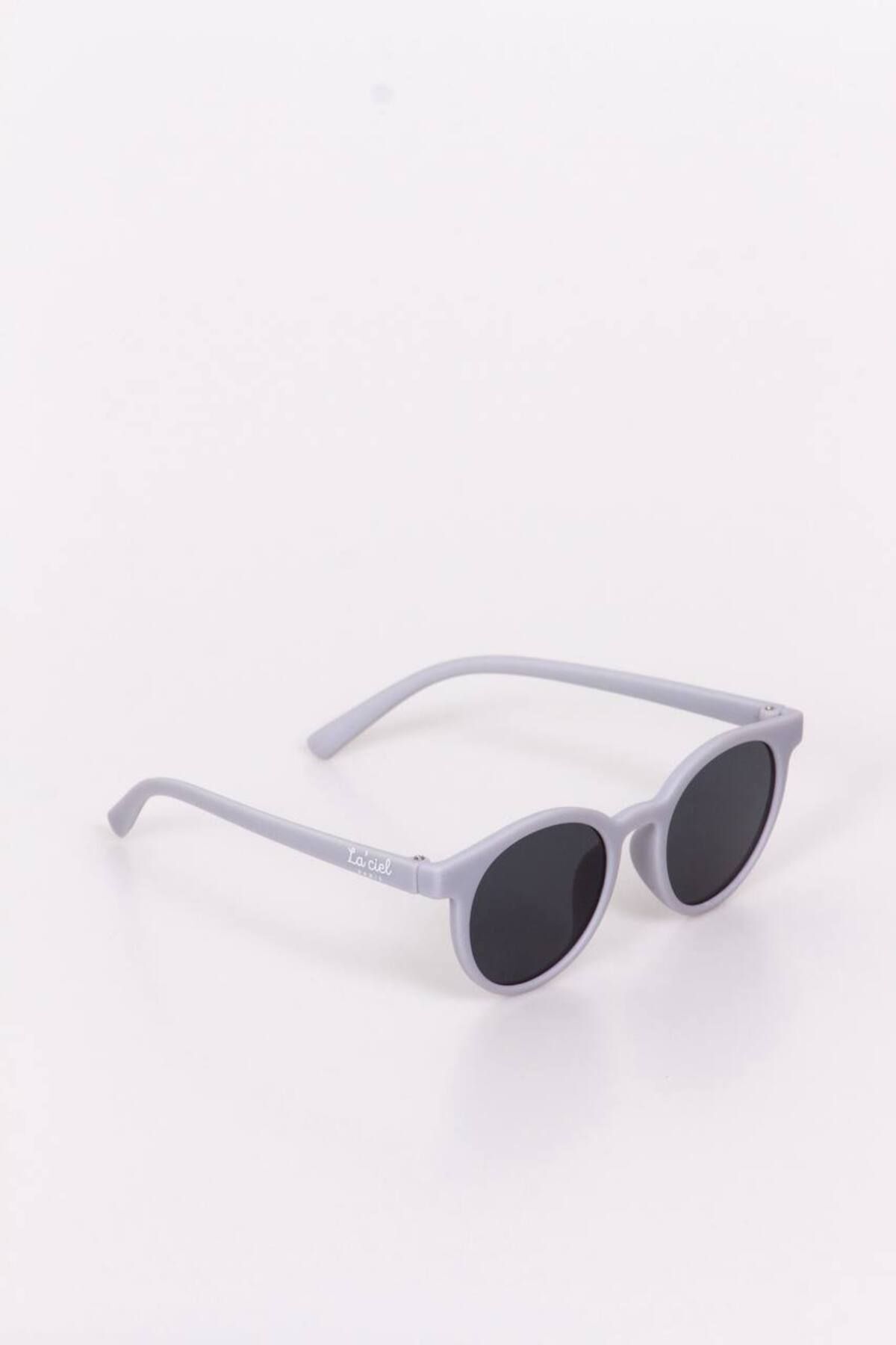 Vanilla Avenue Gri Laciel Paris UV 400 Korumalı Kutulu Unisex Çocuk Güneş Gözlüğü 2-9 Yaş