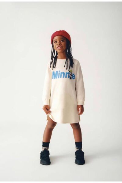 Baby Minnie Mousse Kız Çocuk Triko Elbise